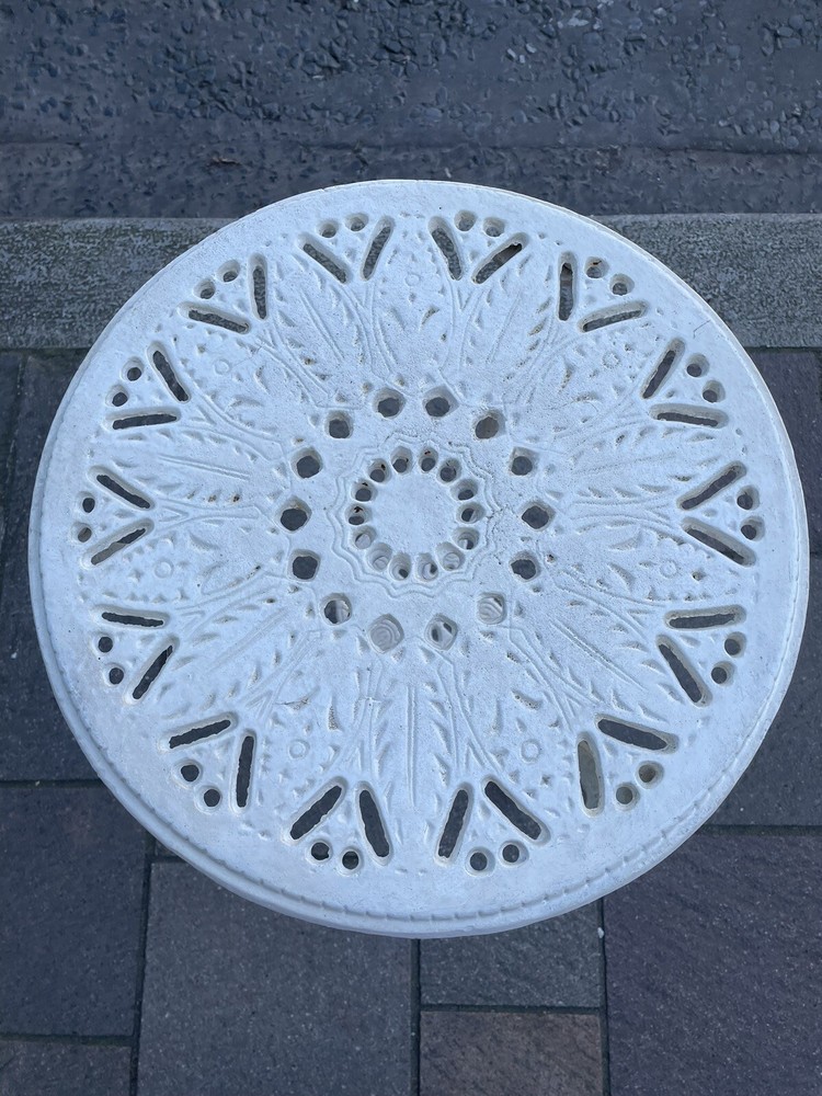 Victorian Style Cast Iron Tea Table