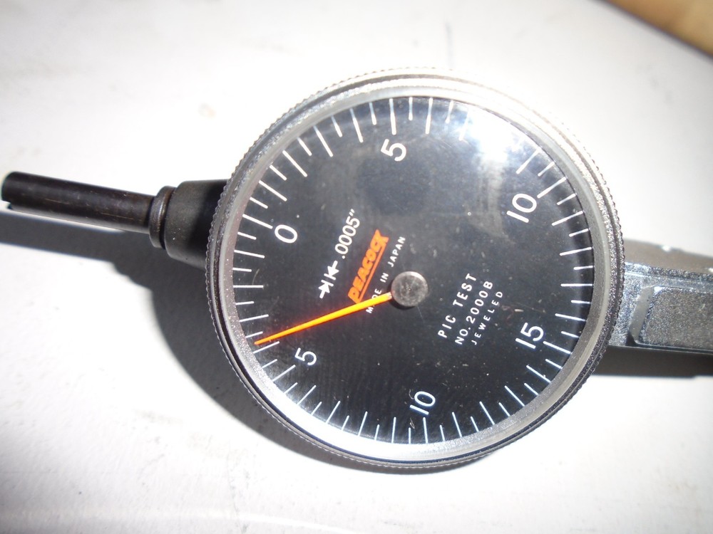 Peacock 20008 Bridheport Holder Dial Indicator Set .0005"