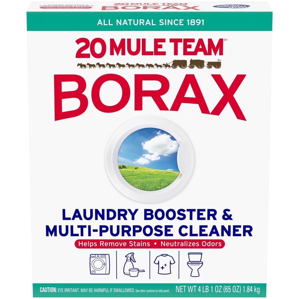 20 Mule Team All Natural Borax Laundry Detergent Booster & Multi-Purpose