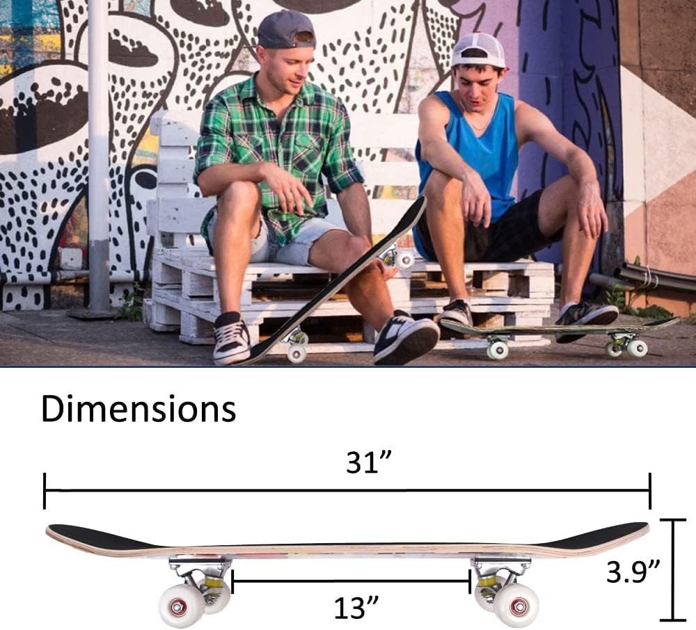 Pro Quality 31-Inch Longboard with Soft PU Wheels - Ultimate Riding Experience