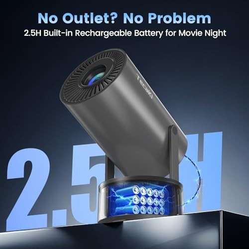 Projector with WiFi and Bluetooth, Mini Portable Projector with Built color 2
