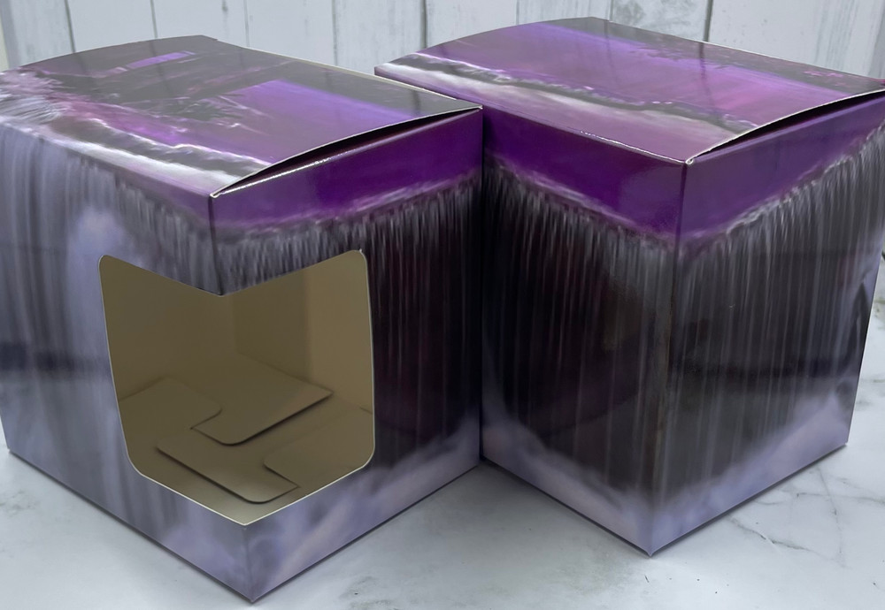 White Sublimation Boxes for 11oz Coffee Mugs (5 with window/5 without)