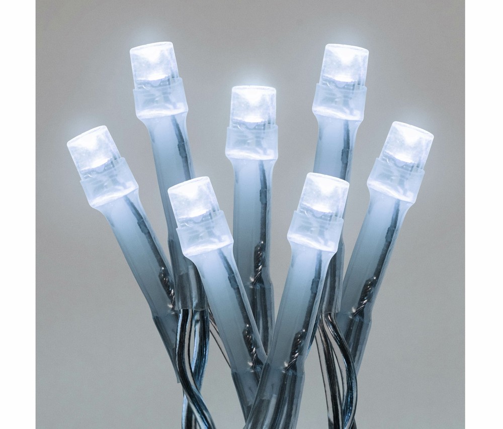 ProductWorks 18190 Light String, Bright White Micro, 8 Function, 600 Lights, 20'