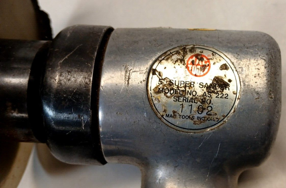 Mac Tools 5" Super Sander Model No. AS222a Air Tools Pneumatic