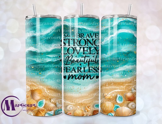 She Is Mom Beach Scene