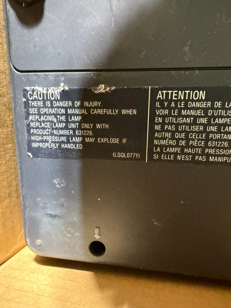 Polaroid 240 LCD Projector no remote or cables