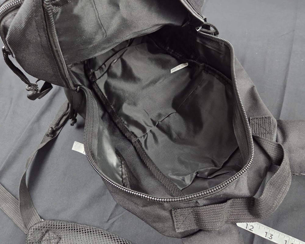 NRA Mini Tactical Backpack Black 16" Tall Multi Pocket Shoulder Strap