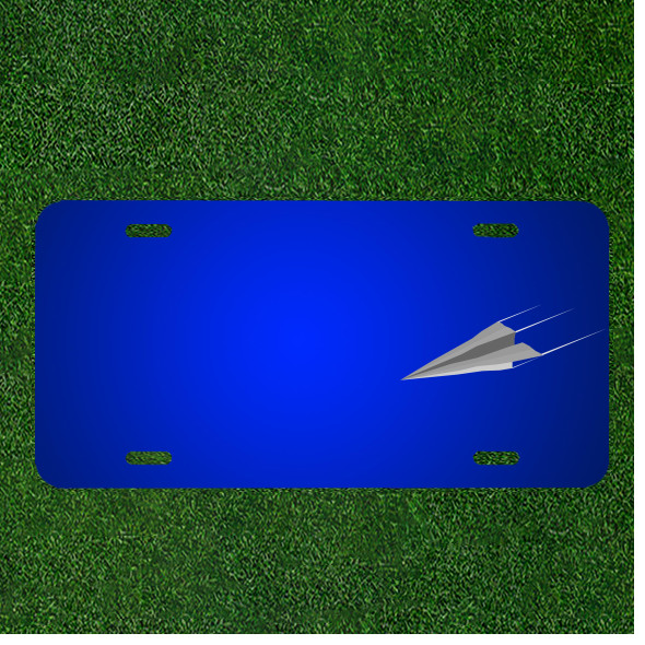 Custom Personalized License Plate With Add Names To Flight Minimal Paper