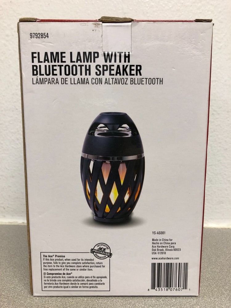 Home Plus Flame Lamp with Speaker