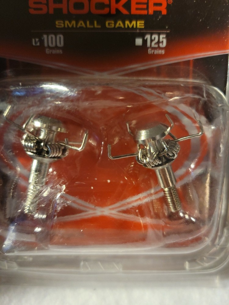 Arrow Small Game Points - 2 Pack 100g Bowhunting Tips - Carbon Express Shocker