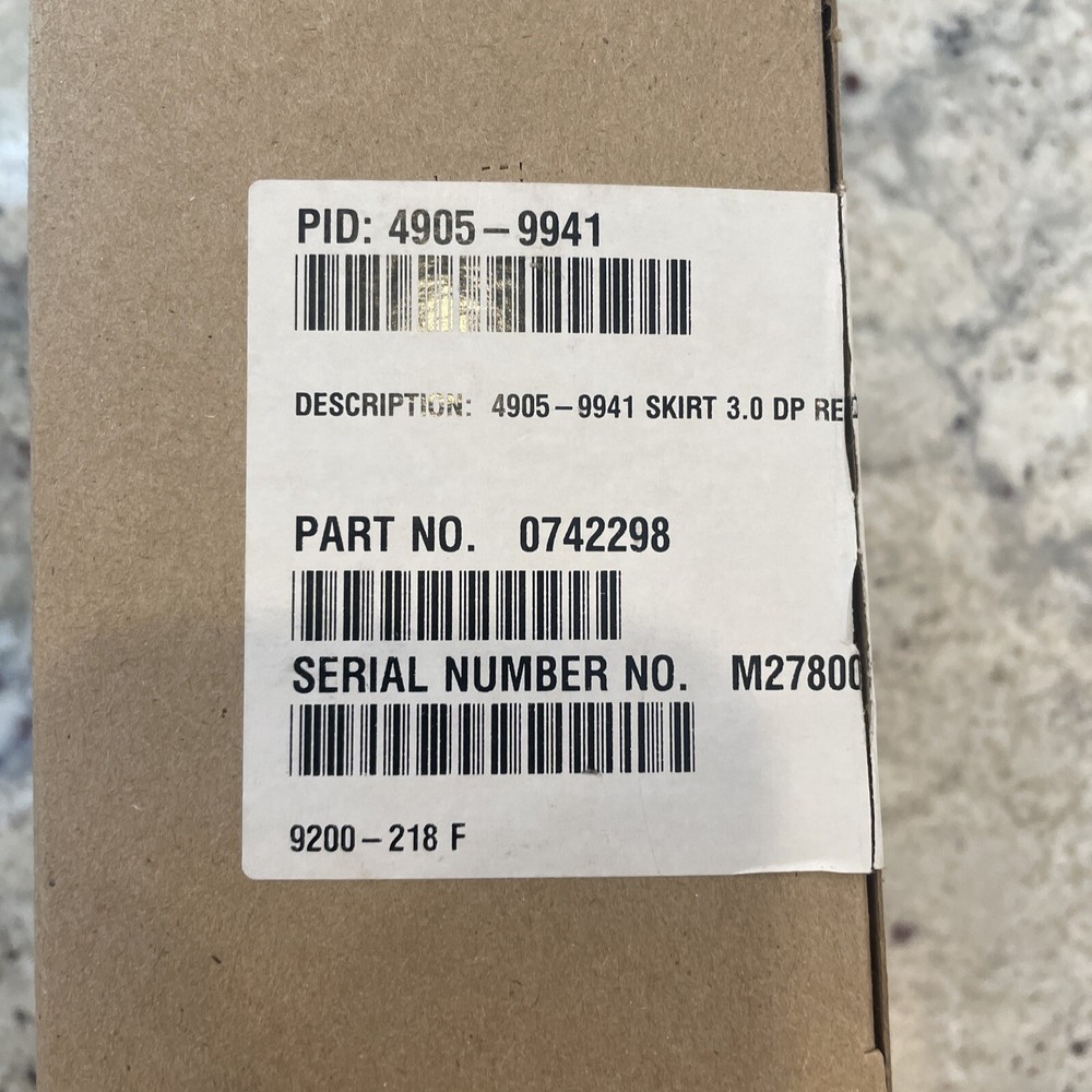 Simplex 4905-9941 Red Surface Mount Adapter Skirt