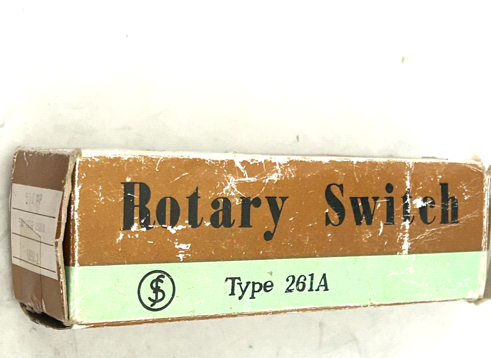 Rotary SwitchType 261A 511AP New/Nos