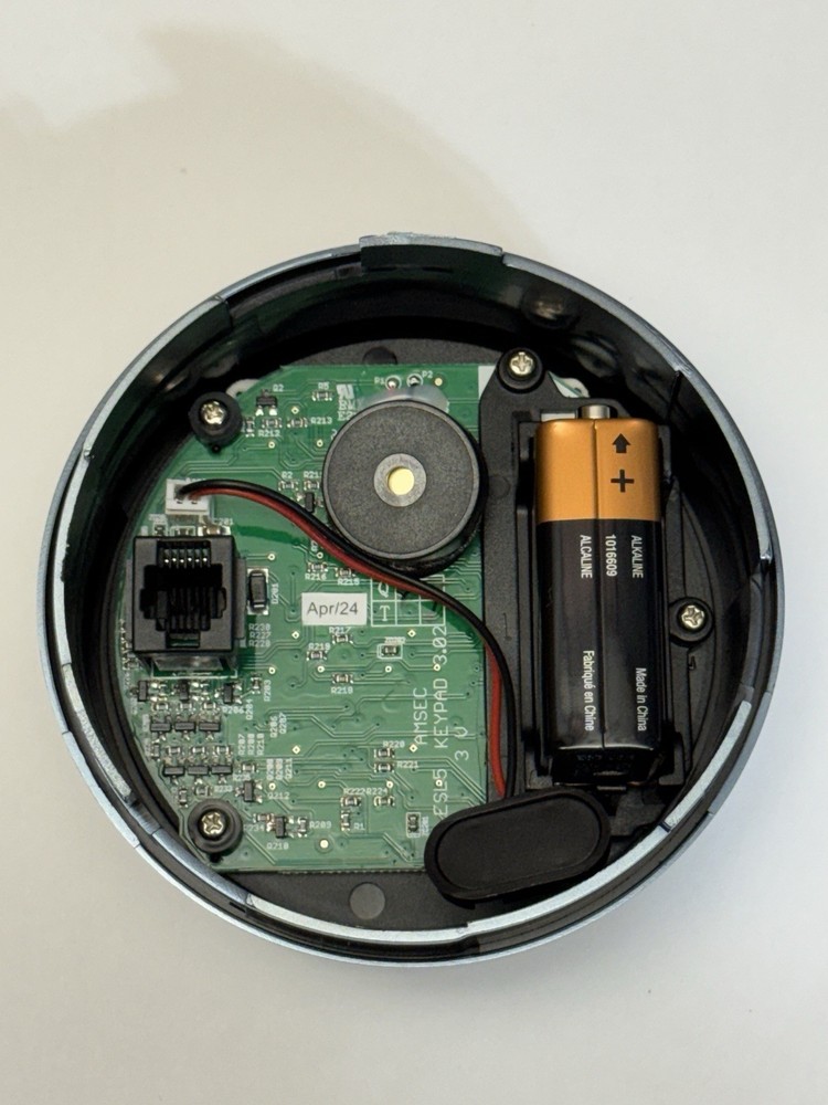 Amsec - ESL5 - Illuminated Electronic Pivot Safe Lock Kit (Dial & Lock) - Chrome