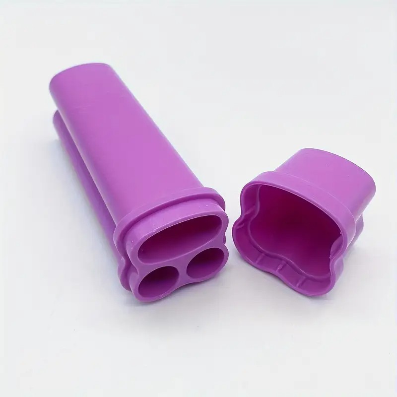 Pre-roll storage container - black - hold 2 pre-roll cigarettes and 1 lighter