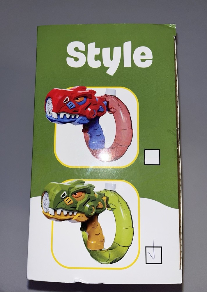 Bubble Fun Dinosaur Automatic Bubble Gun Toy for Kids 3+ Years
