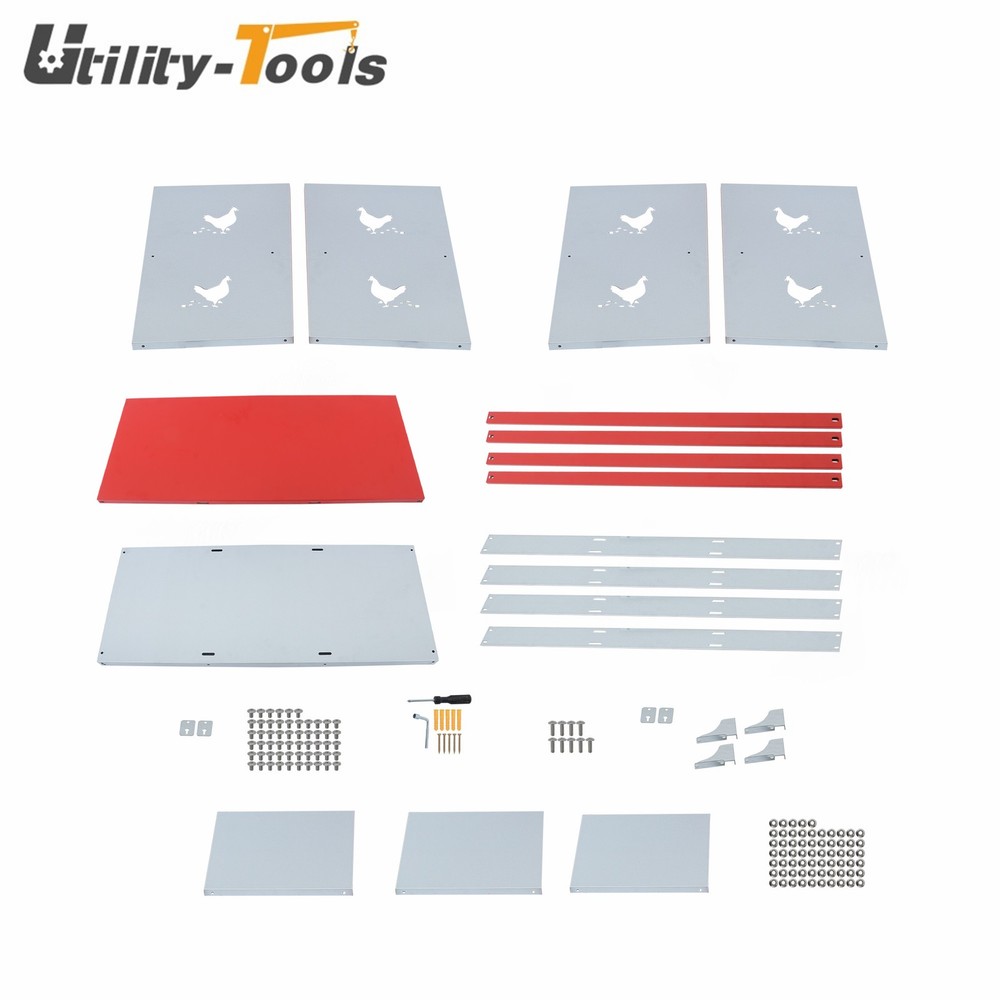 Durable Materials Nesting Box Chicken Laying Boxes 6 Compartment Nesting Boxes