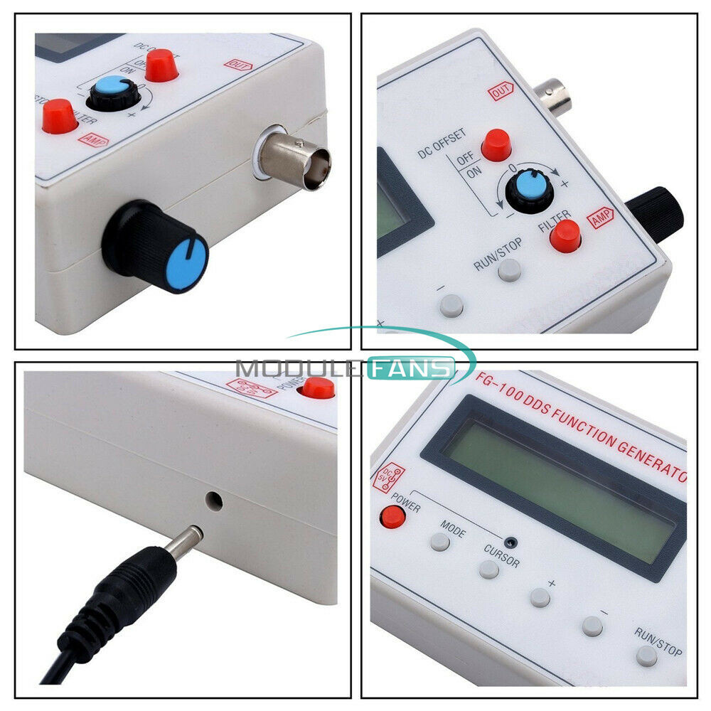 1HZ-500KHz DDS Function Signal Generator Sine Square Triangle Wave Frequency