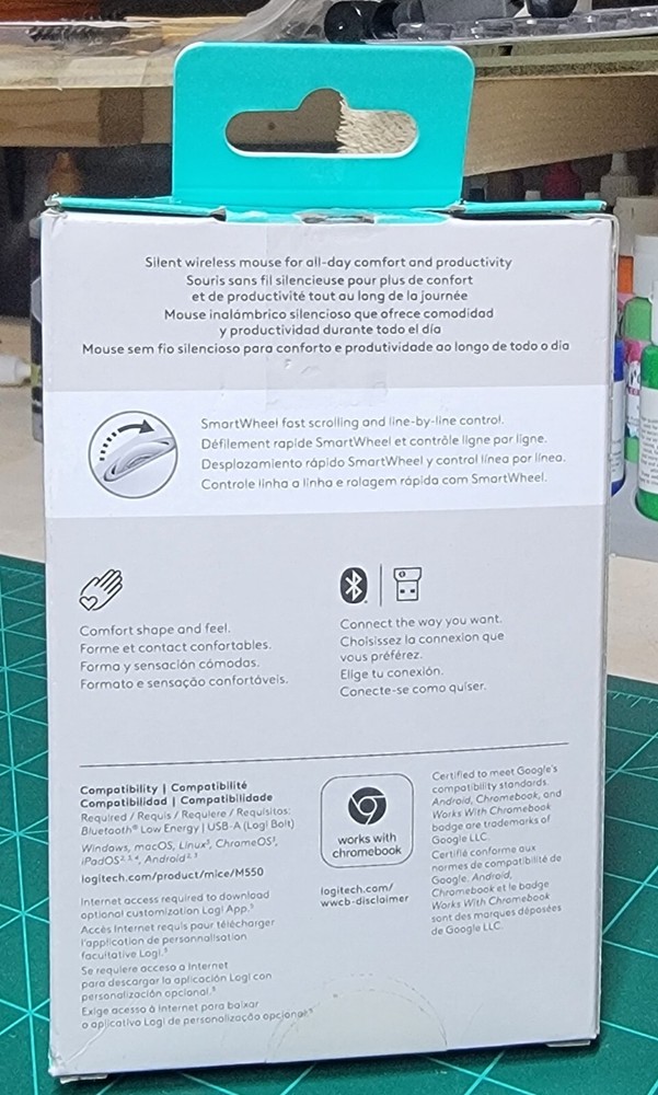 Logitech Advanced Wireless Mouse 2 Silent Touch Wireless Bluetooth