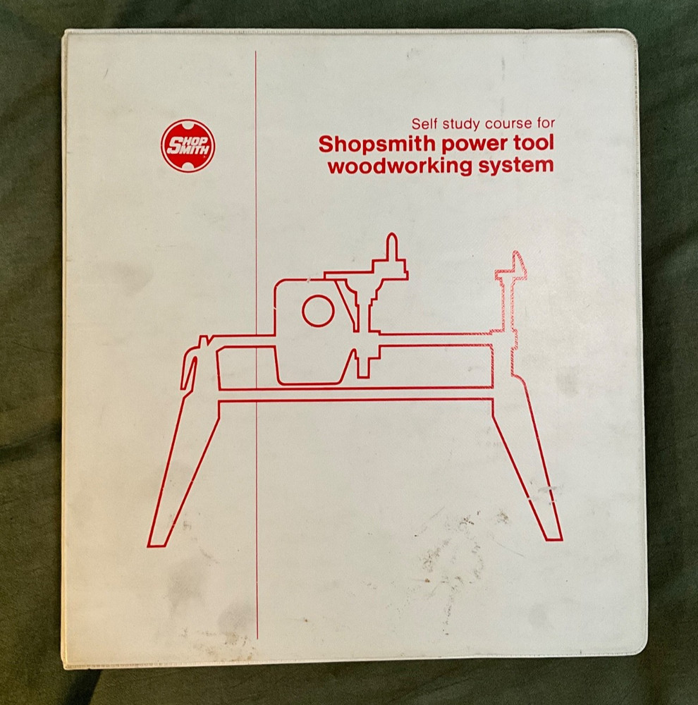 BOOK - Self Study Course for the Shopsmith Power Tool Wood Working System