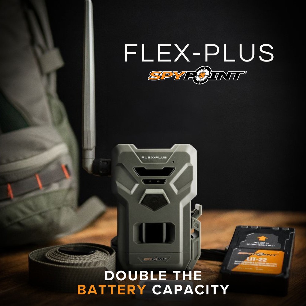 Spypoint FLEX PLUS Cellular Trail Camera Lithium Battery Pack Bundle