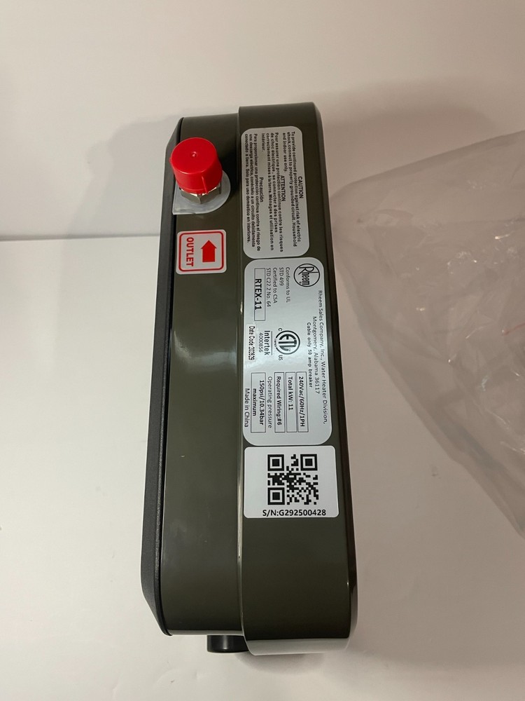 Rheem RTEX-11 11kW 240V Electric Tankless Water Heater