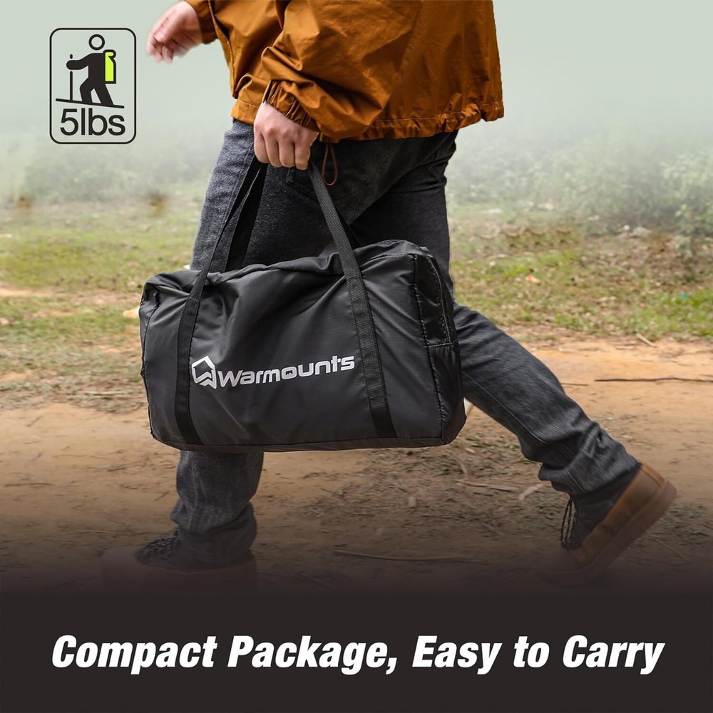 Ultralight Compact Camping Cot Pro, FullGuard Lock Structure for 30s Setup, 3...