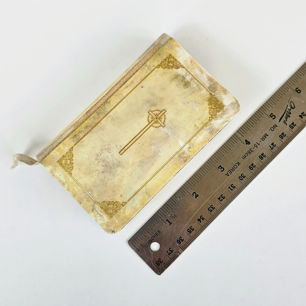 Antique 1920s Celluloid Prayer Book & Original Box