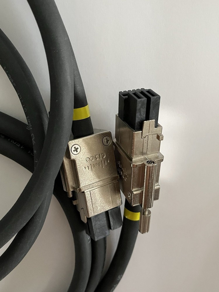 Lot of 2 - Cisco 37-1121-01 Stack Power Cable UNTESTED