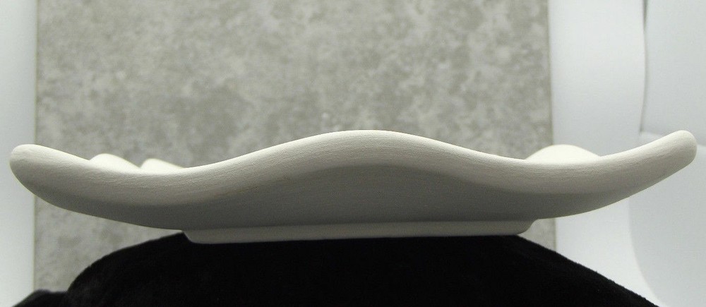 Future Forms Square Ruffled Sushi Plate 5.36" Sq Durable Ceramic Slumping Mold