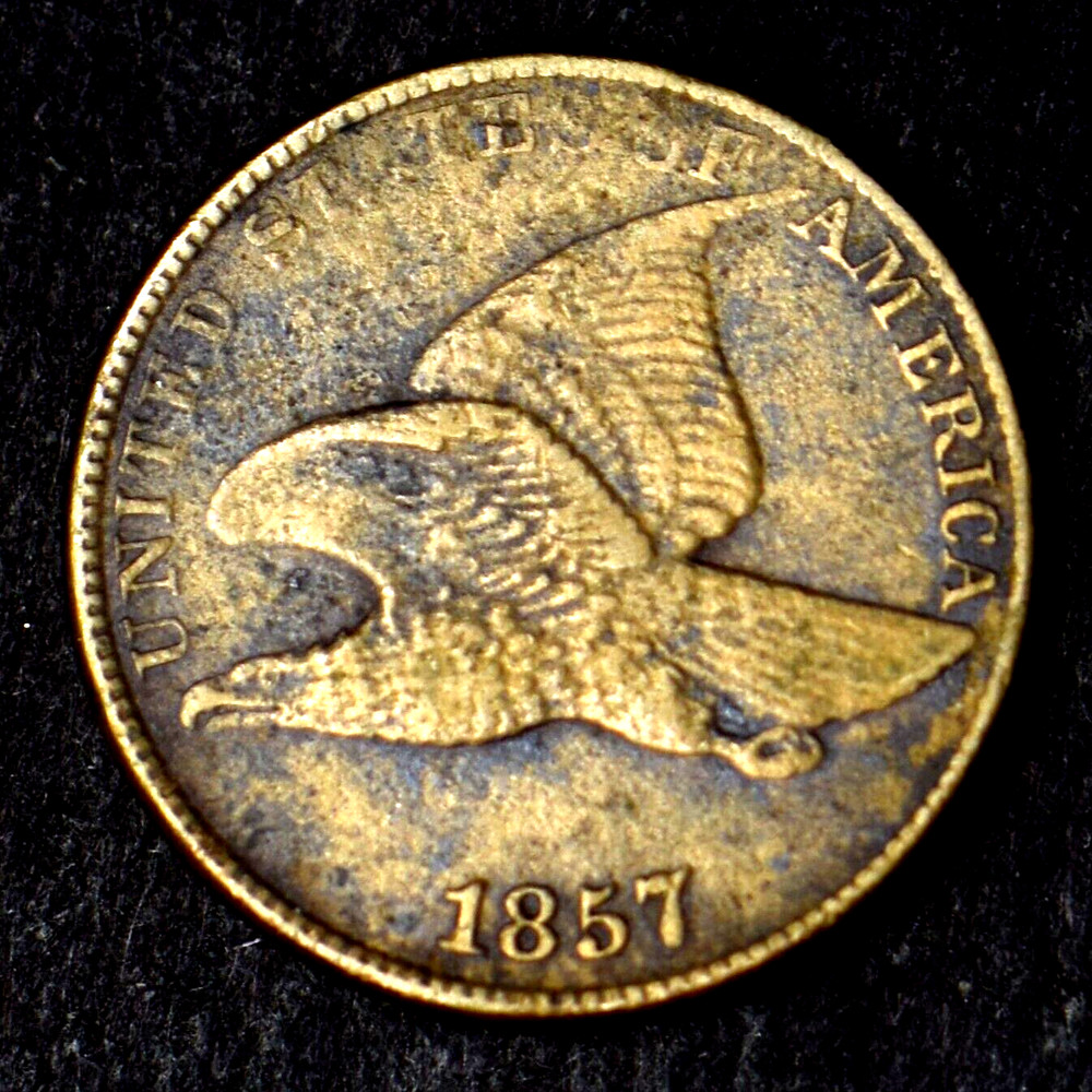 1857 Flying Eagle Cent 1C - COINGIANTS -