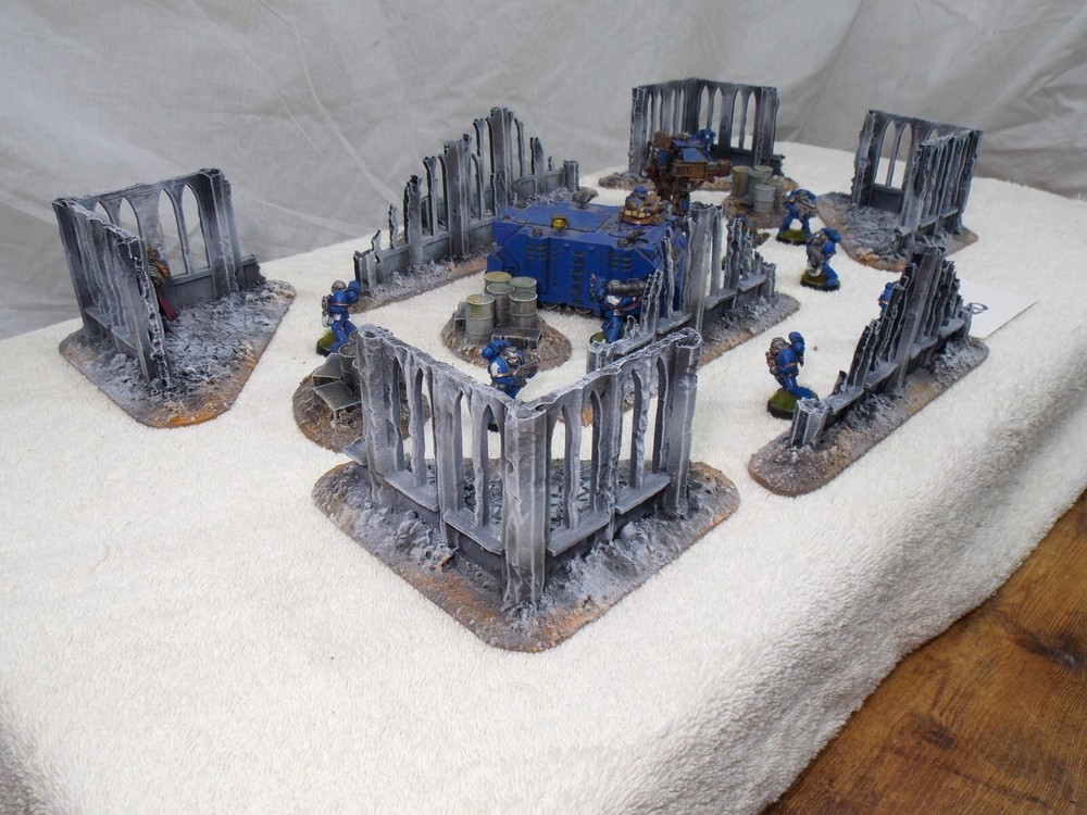 WARGAMING TERRAIN PAINTED ADVANCE ORDERS BUNDLE SET OF 12 PIECES
