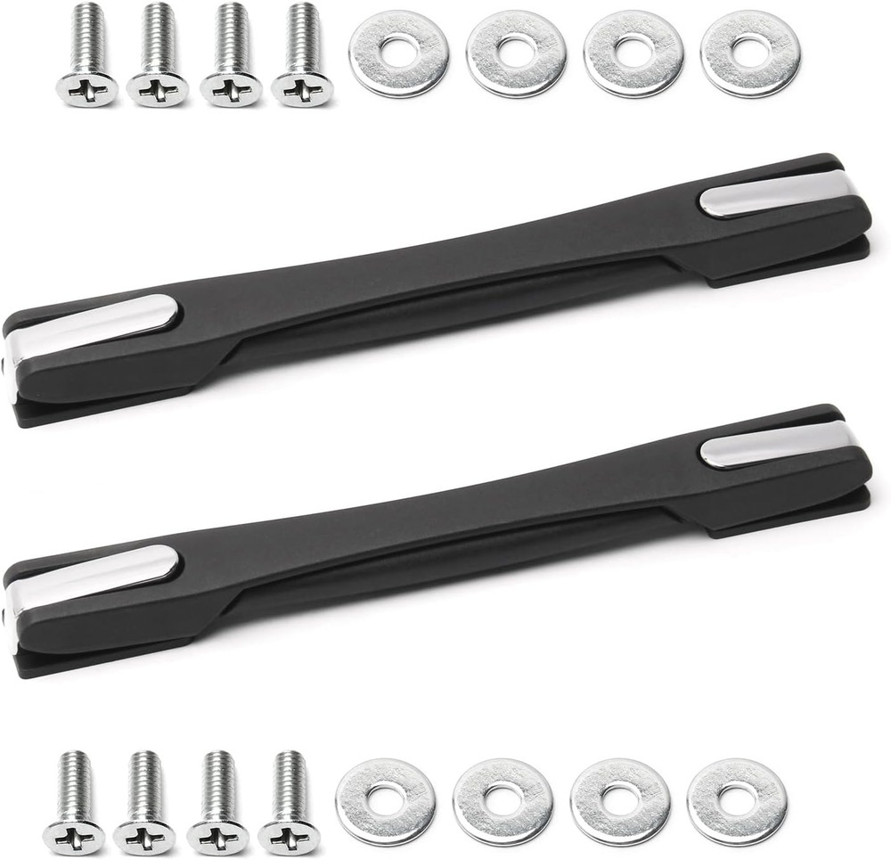 2Pcs Luggage Handle 9.06" X 0.98" (L X W) Plastic Pull Handle Grip Replacement 2