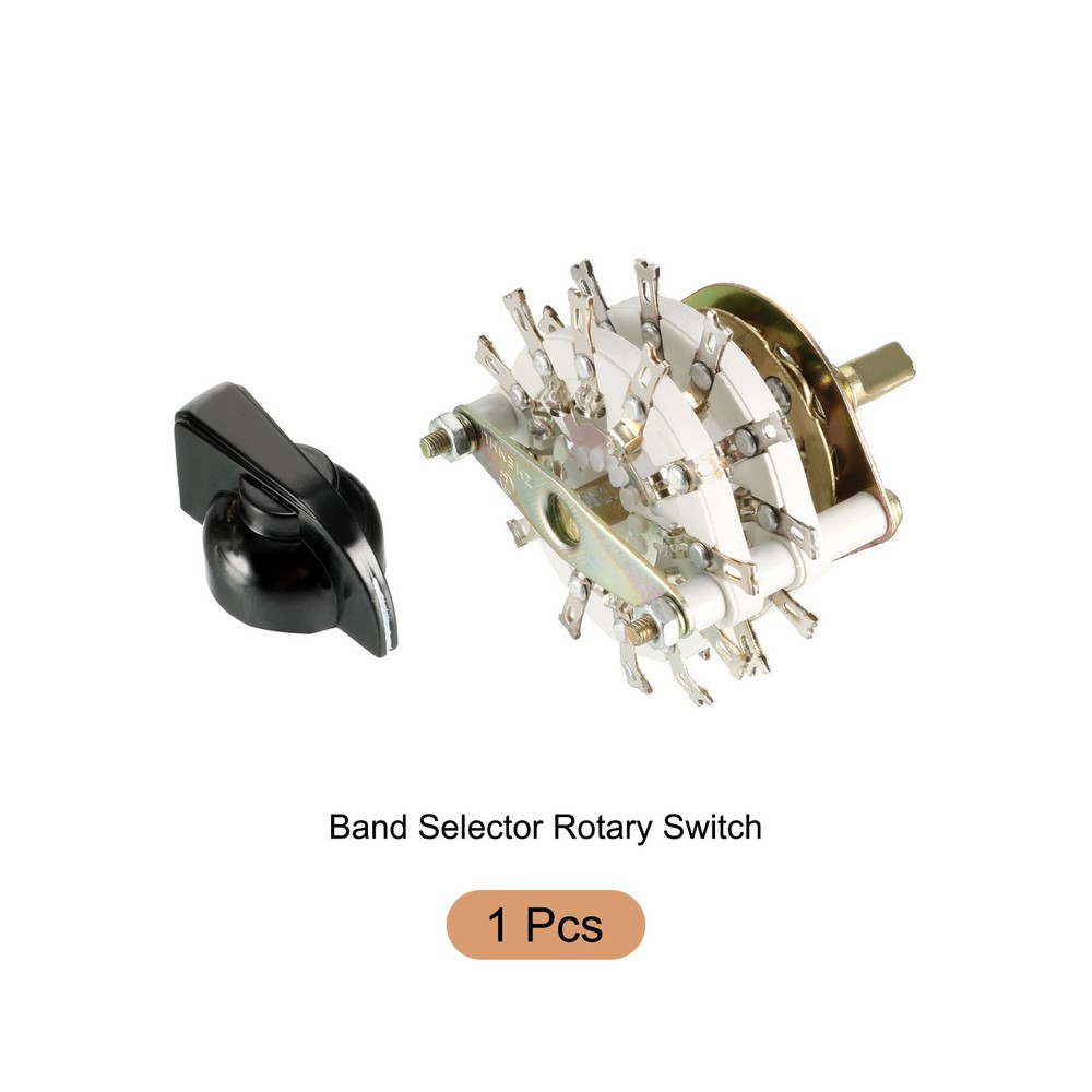 Band Rotary Switch 6P3T 6 Pole 3 Position Selectable 2 Deck