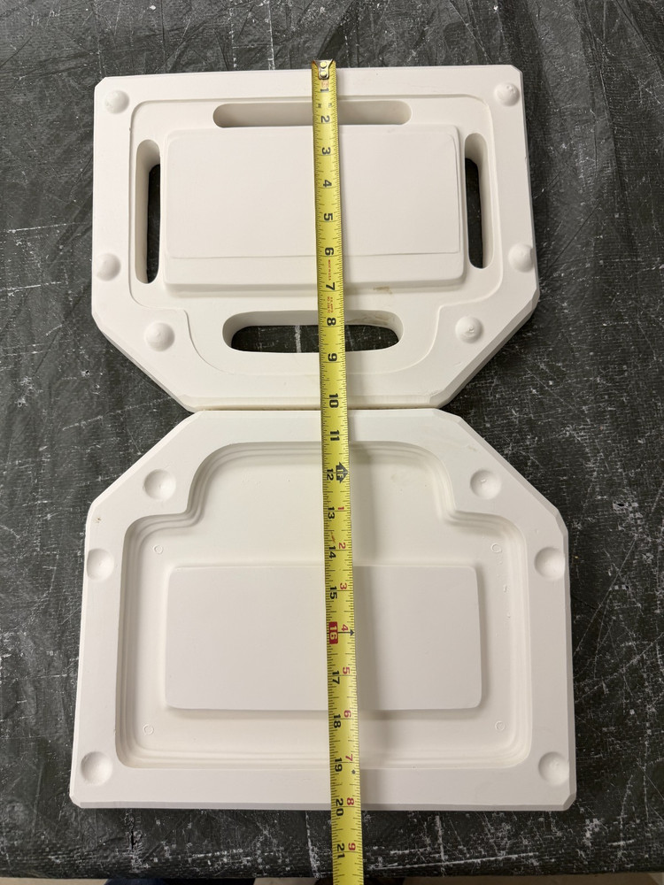 VINTAGE BOOTHE CERAMIC MOLD #1139 SMALL ADDRESS FRAME