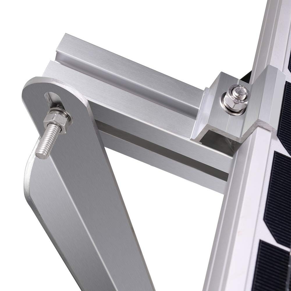 Solar Panel Side of Pole Mount for 50W/100W Mount, Silver