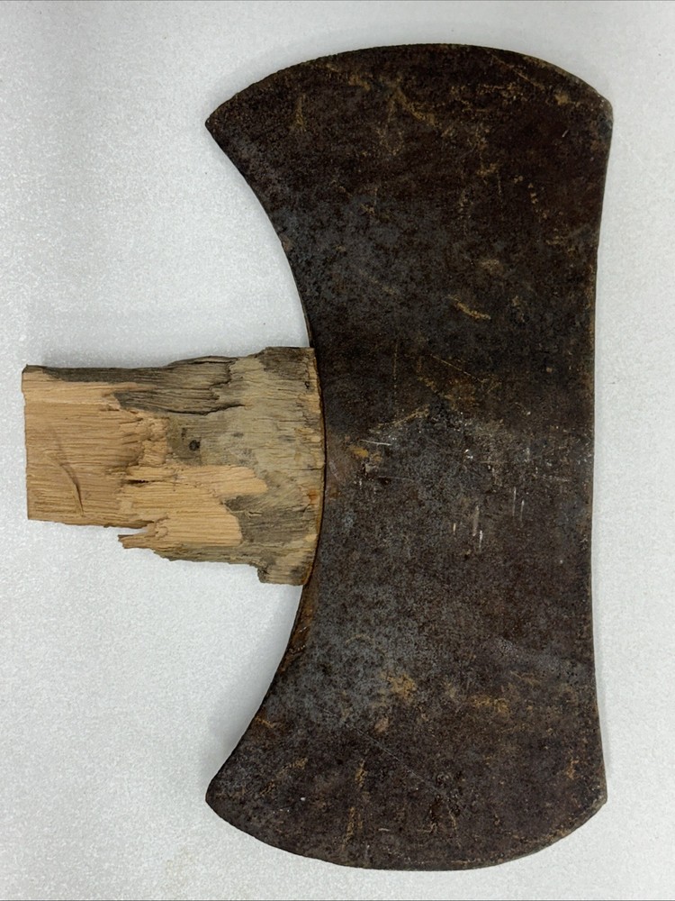 Vintage Old 3+ Lbs Double Bit Axe Head Unmarked