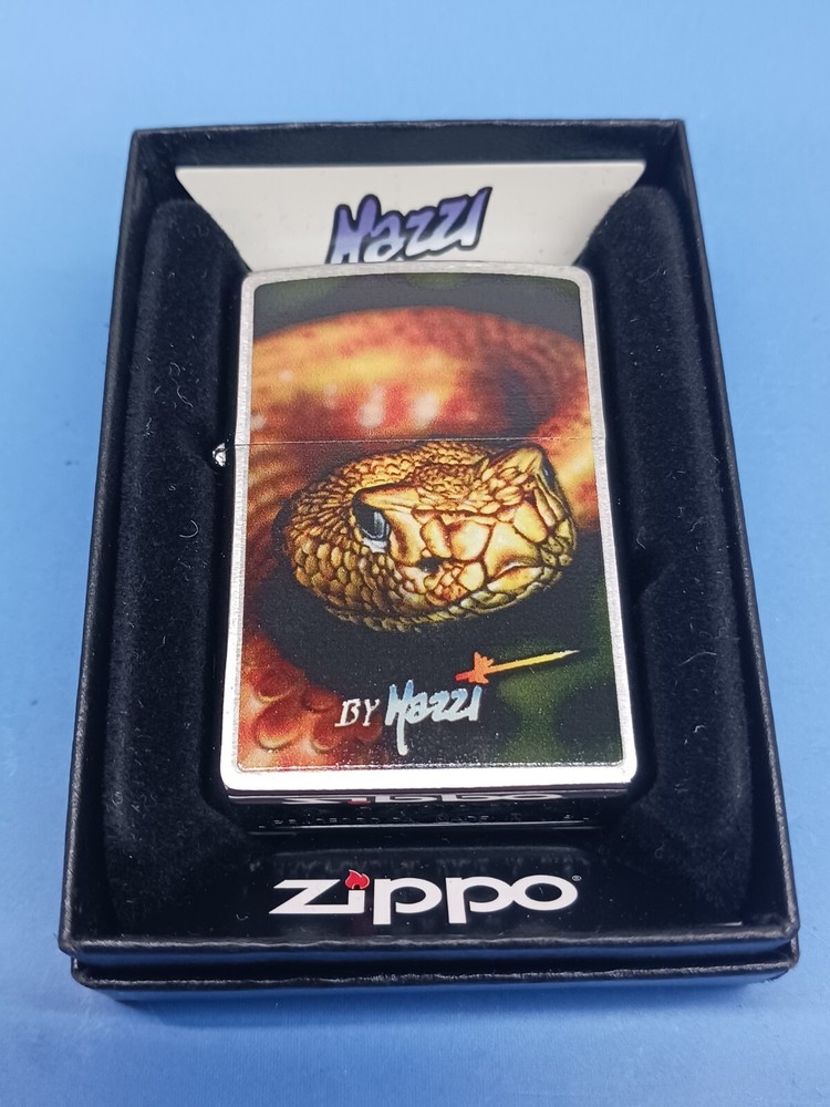 Zippo Mazzi Snake Brushed Chrome 24446