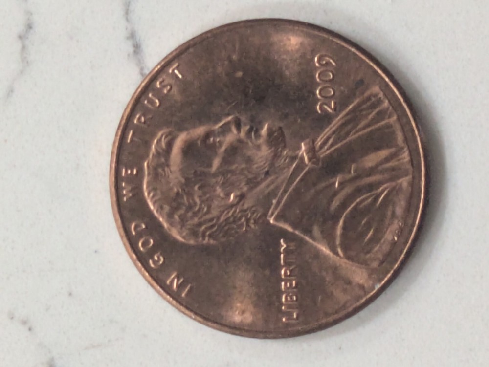 2009 Lincoln Penny No Mint Mark