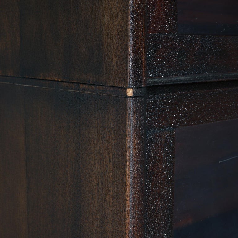 Lundstrom Arts & Crafts Mahogany Four-Stack Barrister Bookcase c1910