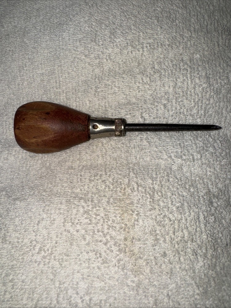 Vintage General Tools Scratch Awl USA Pass Through Shank.