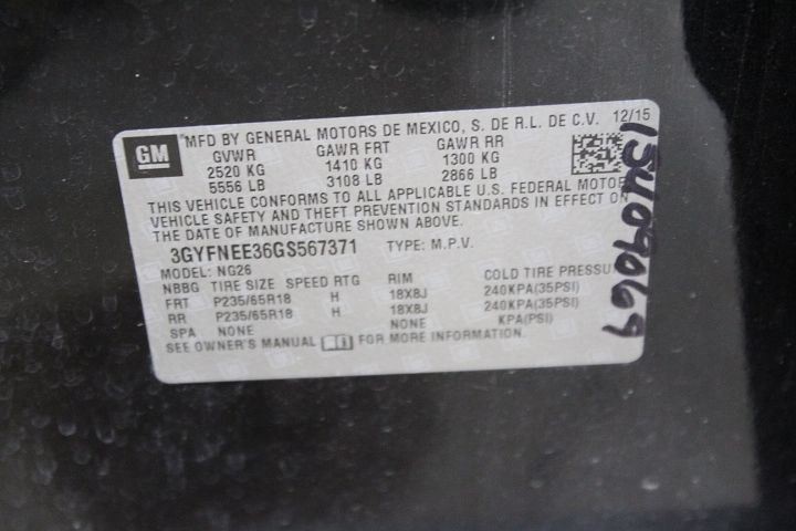 Camera/Projector Front View Camera Windshield Opt Pcw Fits 15-16 SRX 2305770
