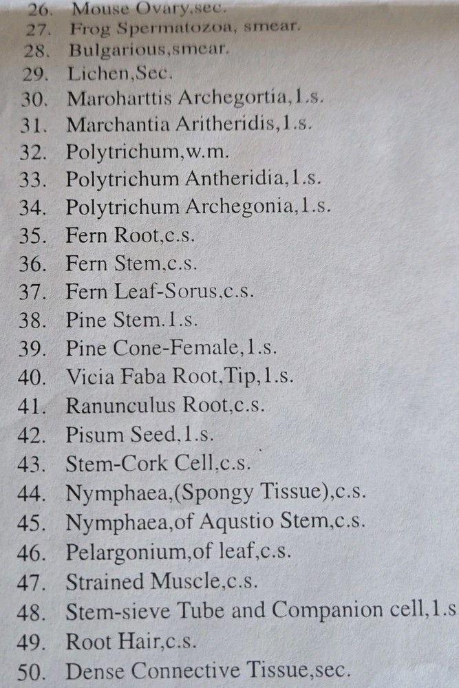 Microscope Microscopy 200 slide various preparers slides with 2 wooden boxes