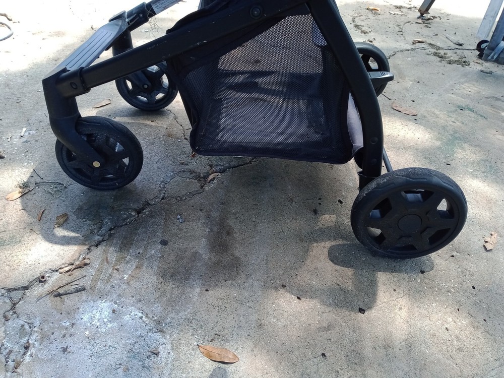 Evenflo Urbini Omni Plus Stroller Replacement Part. Rear wheel only. 7"