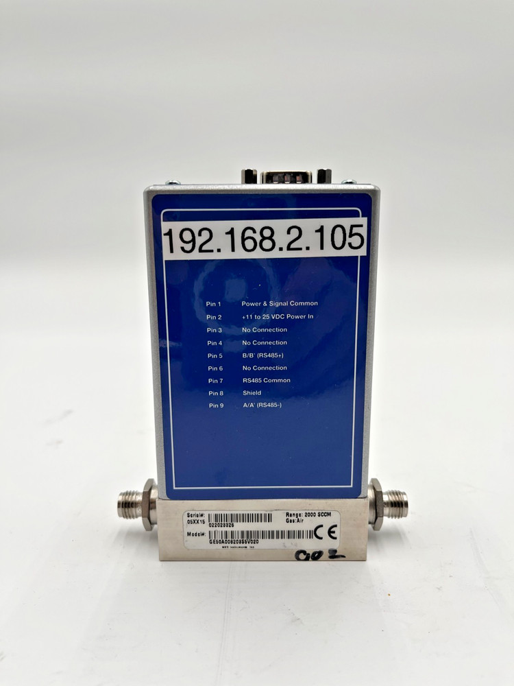 MKS GE 50 A 082 B 03 SV 020 MFC (Mass Flow Controller)