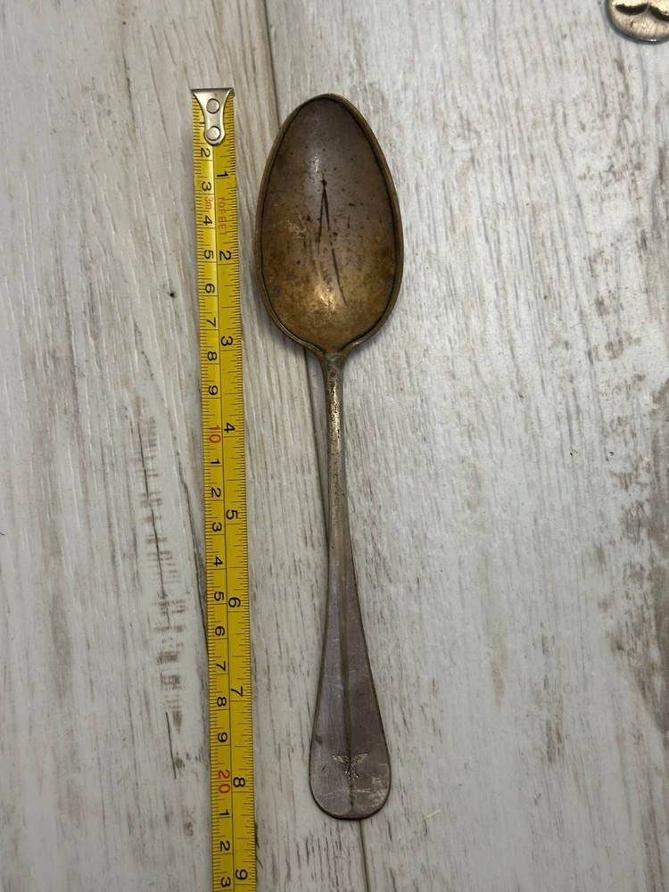 Spoon Germany WWII Officers Gear Kitchenware Silver plated