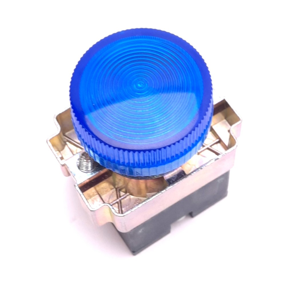 Altech 2PLB6LB-130 TEKNIC Blue Indicator Pilot Light, 22.5mm, 130VAC/DC