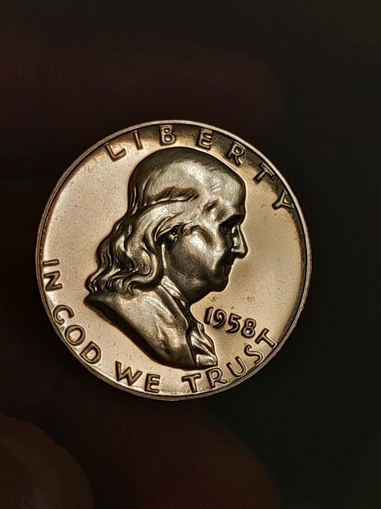 1958 Proof Franklin Half Dollar