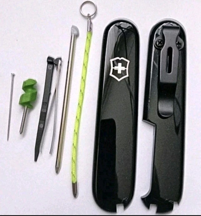 Custom Modified Victorinox 91mm with clip toolset Philips s/driver