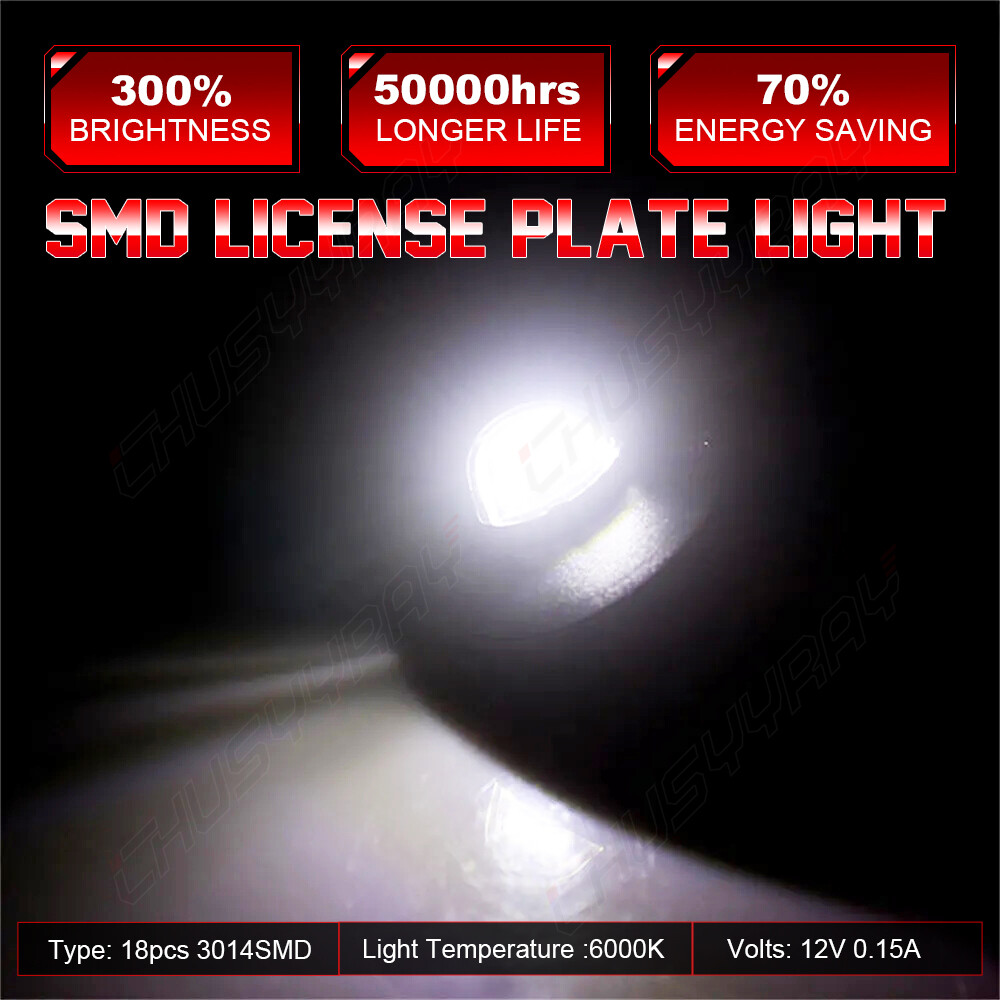 LED License Plate Light Lamp Assembly Replacement For 00-05 Ford Excursion