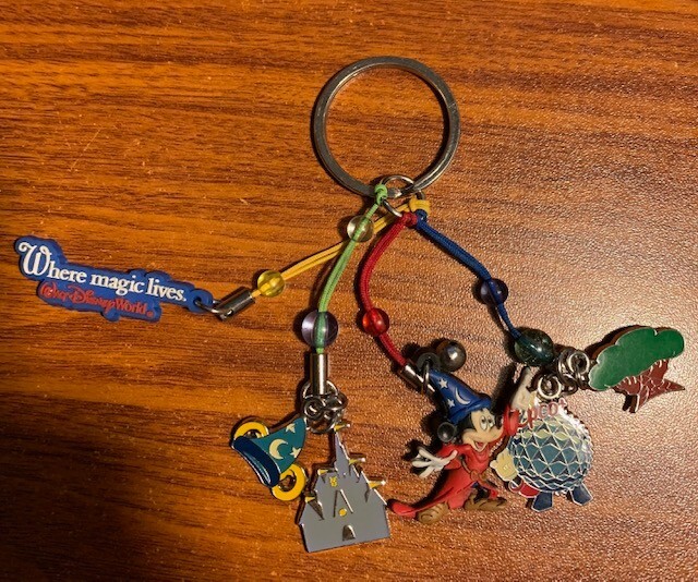 Disney String 6 Hanging items Key Chain Free Shipping